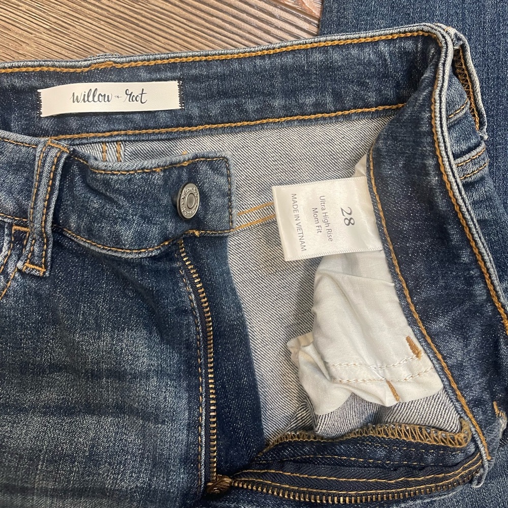 Willow & Root distressed skinny jeans